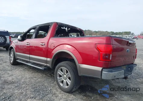 2018 Ford F-150 Lariat z USA, uszkodzony, nr VIN 1FTEW1CG2JFC52446